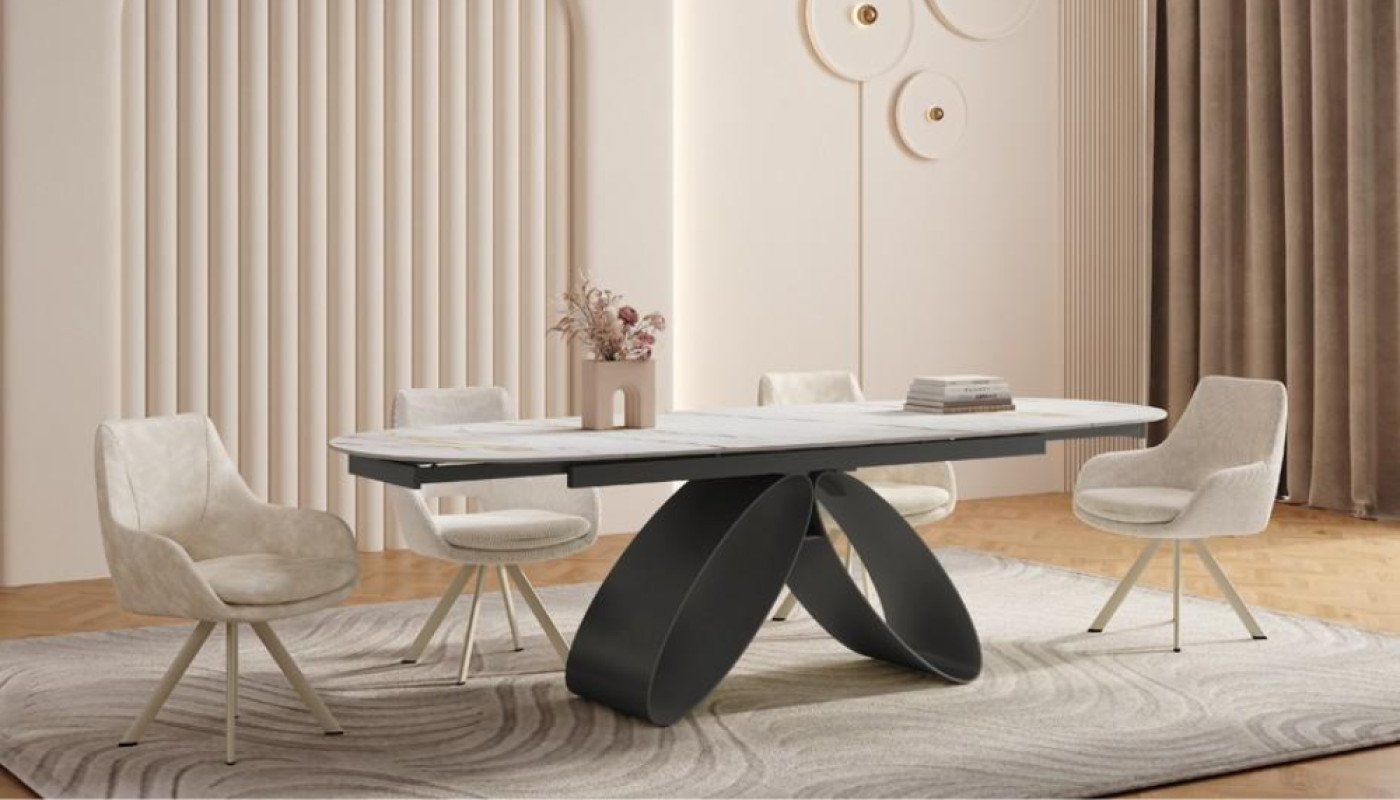 Table en céramique extensible : les modèles les plus en vogue sont chez Meublissime